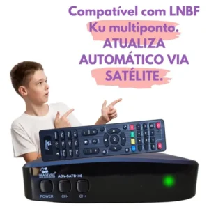 Receptor Satélite Nova Parabólica Banda Ku - Imagem 6