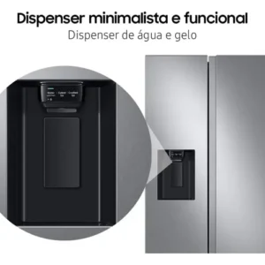 Geladeira Samsung Side By Side Rs60 628l Inox Look - Imagem 5
