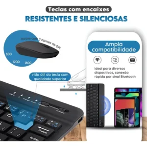 Kit Mouse Teclado Magnético Bluetooth Para Lite P610 Tab S6 - Imagem 5