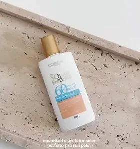 Protetor Solar Facial FPS 60, Textura Aquosa Ultraleve, Proteção Avançada Anti-Idade, Cor 2.0, Expertise The Invisible L’Oréal Paris Solar 40g - Imagem 2