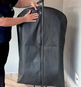Capa De Terno Impermeavel C Zíper Proteçao Antimofo P Roupas - Imagem 13