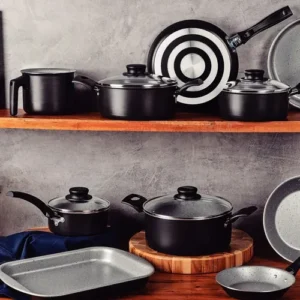 Tramontina 13 Peças Turim Preto Cozinha Conjunto Panelas Preto - Imagem 11