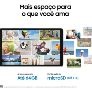 Galaxy Tab A11, 64gb, 4gb Ram, Tela De 8.7 , Bateria 5.100mah, Câmera Frontal 5mp, Câmera Traseira 8mp, Wifi Prata - Imagem 7