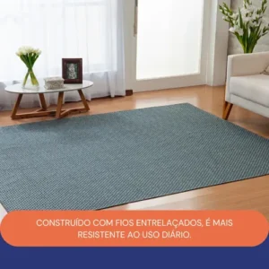 Tapete Jacquard 2.00x1.40m Sala Quarto Base Antiderrapante - Imagem 7