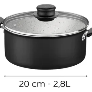 Tramontina 13 Peças Turim Preto Cozinha Conjunto Panelas Preto - Imagem 8