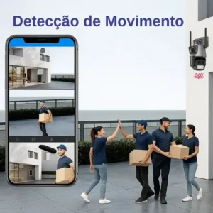 Câmera Speed Dome Ip Com Sirene E Alarme Duas Versões - Imagem 5