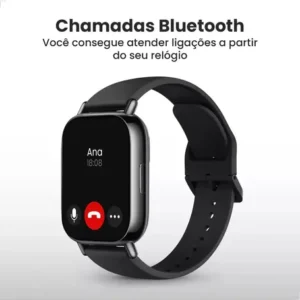 Smartwatch Redmi Watch 5 Lite com Pulseira de Silicone Preto - Imagem 5