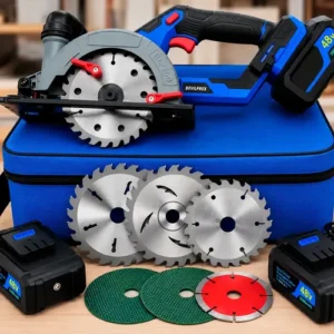 Serra Circular A Bateria 48v Brushless 2 Baterias DPX-026S Devilprex - Imagem 4
