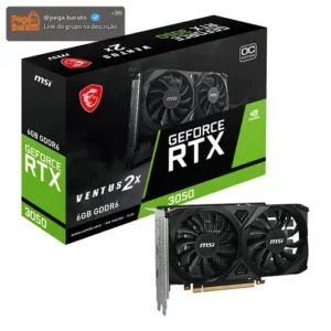 Placa De Vídeo Msi Geforce Rtx 3050 Ventus 2x 6GB Oc - Imagem 1