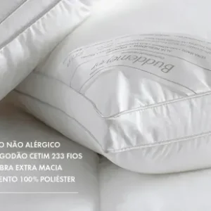 Travesseiro 50x70cm Buddemeyer Vision Fill 100% Algodão Branco - Imagem 6