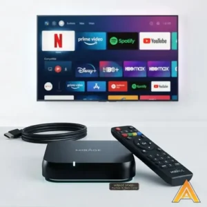Tv Box Mirage Smart Pro 4k Android Wi-fi 5g Tv Youtube Netflix Aqp Preto Padrão - Imagem 3
