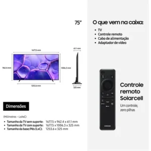 Samsung Smart Tv 75 Crystal Uhd 4k U8600f 2025 Xbox Cloud Gaming Alexa - Imagem 7