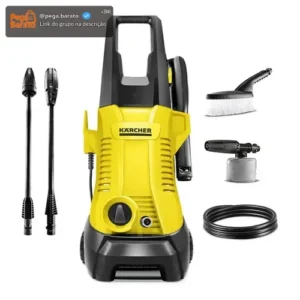 Lavadora De Alta Pressão Kärcher K2 Plus Car 1740psi 1400w Canhão de Espuma Kärcher Lança de Jato Turbo Rotativo 127v - Imagem 1