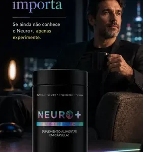 Kit 2 Neuro+ 60 Capsulas Nootropico Energético Foco Cafeina Taurina Magnesio Triptofano Taurina B12 L-Tirosina B3 B9 Memoria Energia Triptofano Vitaminas D Coenzima Q10 Ellym Nutrition - Imagem 10