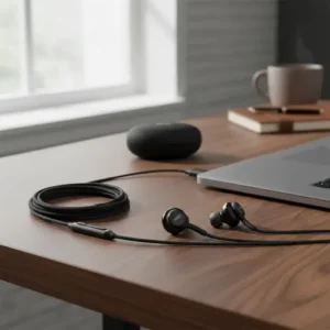 Fone Samsung Akg Usb Tipo-c Com Fio E Controles Cor Preto - Imagem 5