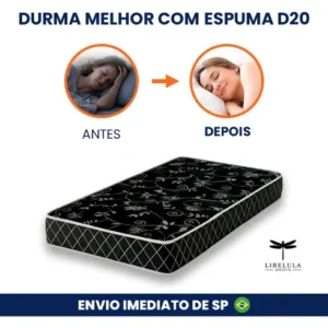 Colchão Solteiro Confort Max 188x88 Cm D20- Libélula Moveis - Imagem 3