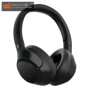 Headset Qcy H3 Anc Adaptativo Bluetooth 5.3 Multiponto 60h Cor Preto - Imagem 1