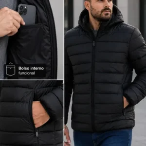 Jaqueta Masculina Bobojaco Puffer Inverno Frio Qualidade - Imagem 4