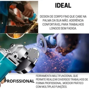 Esmerilhadeira Lixadeira Angular 880w 115mm 11000rpm - Imagem 8