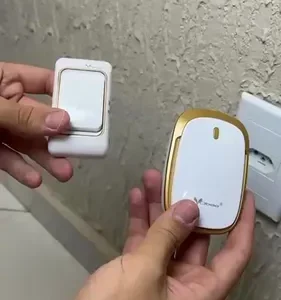 Campainha sem Fio Residencial Wireless Resistente a Agua B-Max BM-603 Cor: Branca e Dourada - Imagem 19