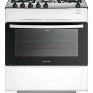 Fogão 5 Bocas Branco A Gás Com Mesa Inox Atlas Mônaco Top - Imagem 2