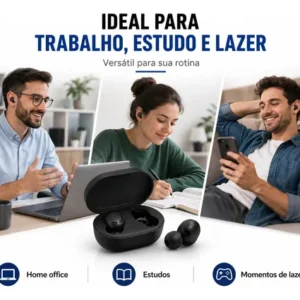 Fone De Ouvido Original Xiaomi Redmi Airdots 2 Preto Preto - Imagem 11