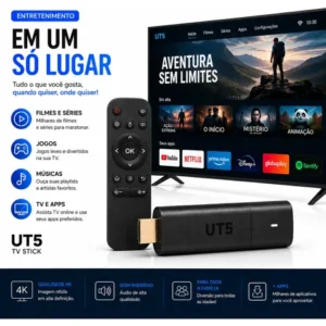 Smart Tv Box Stick 4k Android Tv C/play Store Baixa Apps - Imagem 8