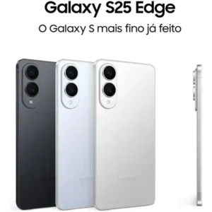 Celular Samsung Galaxy S25 Edge 5g, 512gb, 12gb Ram, Câmera Dupla De Até 200mp, Tela Grande De 6.7 - Titânio Jetblack - Imagem 3