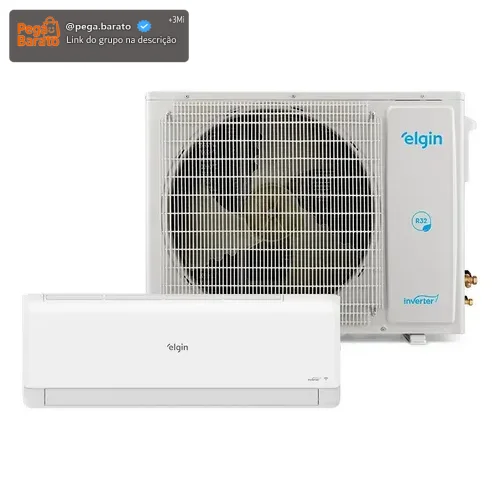 Ar-condicionado 9k Elgin Inverter Iii R-32 Quente Frio 220v Branco