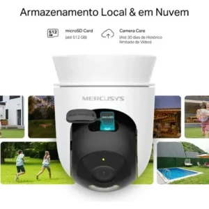 Mercusys MC510 Câmera Segurança Wifi 2K 360° Externo por TP-Link - Imagem 7