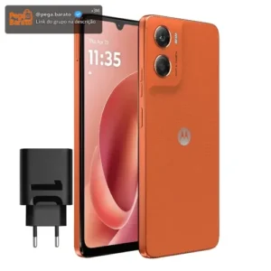 Motorola Moto G06 Dual Sim 64gb/4gb de RAM Até 12gb, laranja, 5200 mAh, Gorilla Glass 3, Ip64 - Imagem 1