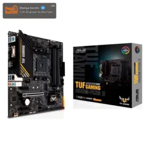 Placa Mãe Asus Tuf Gaming A520m-plus Ii, Amd Am4, Matx, Ddr4 - Imagem 1