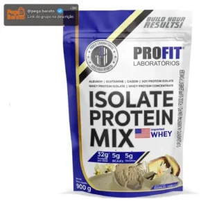 Suplemento Em Pó Profit Labs Isolate Protein Mix Whey Sabor Baunilha Em Sachê De 900g - Imagem 1