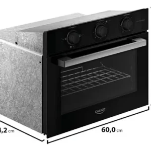 Forno De Embutir Elétrico Dako Supreme 52 Litros Com Grill e Potência de 1750W Analógico Preto 220V - Imagem 6