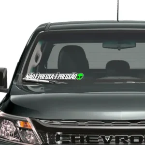 Adesivo Não É Pressa É Pressão Carro Caminhão Caminhonete - Imagem 5
