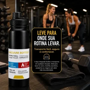 Garrafa Térmica 800ml Inox Parede Dupla Premium - Imagem 3