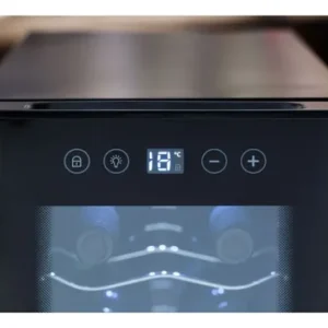 Adega de vinho Electrolux 8 garrafas Uma Porta Acabamento em Alumínio ACB08 Bivolt Preto - Imagem 5
