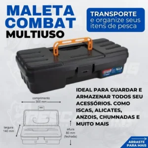 Pescamping Kit Pesca Completo 2 Varas Fibra De Vidro E 2 Molinetes Leve Com Linha Estojo E Maleta Com Acessórios - Tralha de Pescaria - Imagem 6