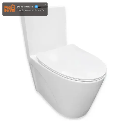 Vaso Sanitário Monobloco Caixa Acoplada Barcelona Cor Branco