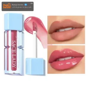 Gloss Labial Sace Lady Gloss Labial Brilhoso E Suculento Lon - Imagem 1