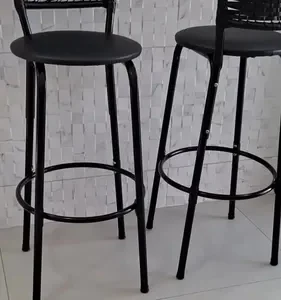 Cadeiras Para Bancada Alta Americano Bistrô Bar 2u Exclusiva - Imagem 2