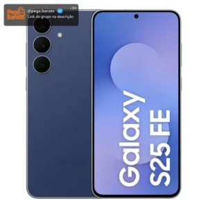 Celular Samsung Galaxy S25 Fe 5g, 128gb, 8gb Ram, Câmera Tripla De 50+12+8, Tela Grande De 6.7 Azul Marinho - Imagem 1