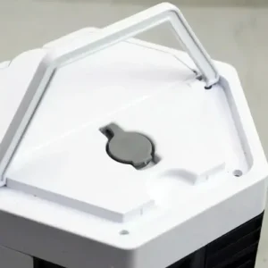 Mini Ar Condicionado De Mesa Climatizador Portátil Usb Branco - Imagem 8