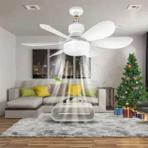 Ventilador de Teto Led 42cm Branco Controle Remoto Bivolt Silencioso - Imagem 5