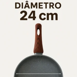 Frigideira Antiaderente 24cm Fogão Indução Gás Cooktop Elétrico - Imagem 7