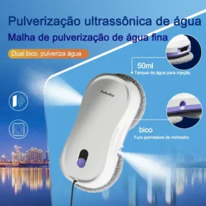 Robô Inteligente Limpa Vidro Puruikai Bivolt | Frete Grátis - Imagem 6