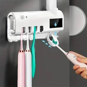Suporte Porta Escova Dentes Dispenser Pasta - Imagem 6