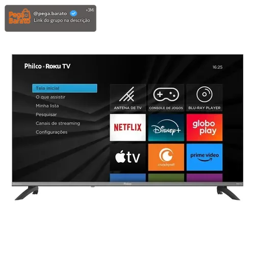 Smart Tv 39 Philco Full Hd Roku Tv Dolby Audio P39cra