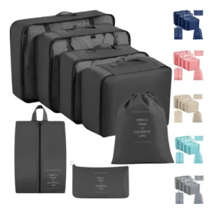 Organizador De Malas Bolsas De Viagem Kit Necessaire 7 Peças - Imagem 2