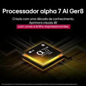Smart TV LG UHD AI UA85 50 polegadas HDR10 Pro Processador α7 AI Ger 8 webOS 25 - Imagem 12